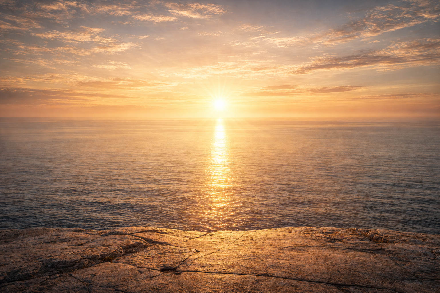 Horizon lumineux s’ouvrant sur un paysage structuré, suggérant une trajectoire claire et une vision tournée vers l’avenir.